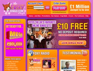 FoxyBingo Screen